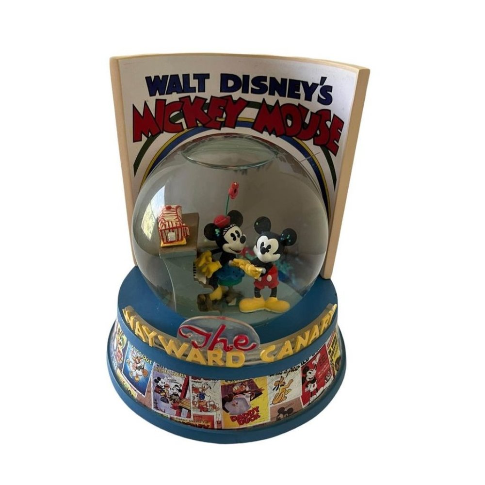 Walt Disney Mickey Mouse Snow Globe The Wayward Canary